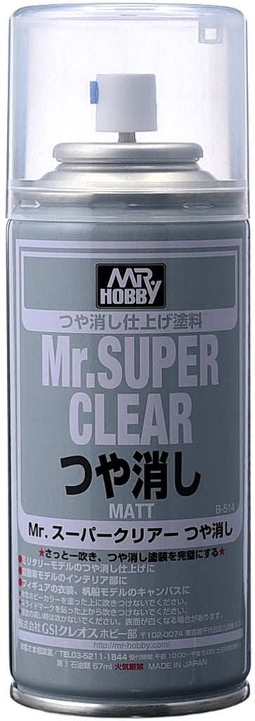 Gundam Planet - Mr. Super Smooth Clear Spray 170ml (Matt)