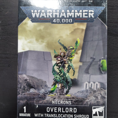 GW WH40K NECRON OVERLORD WITH TRANSLOCATION SHROUD