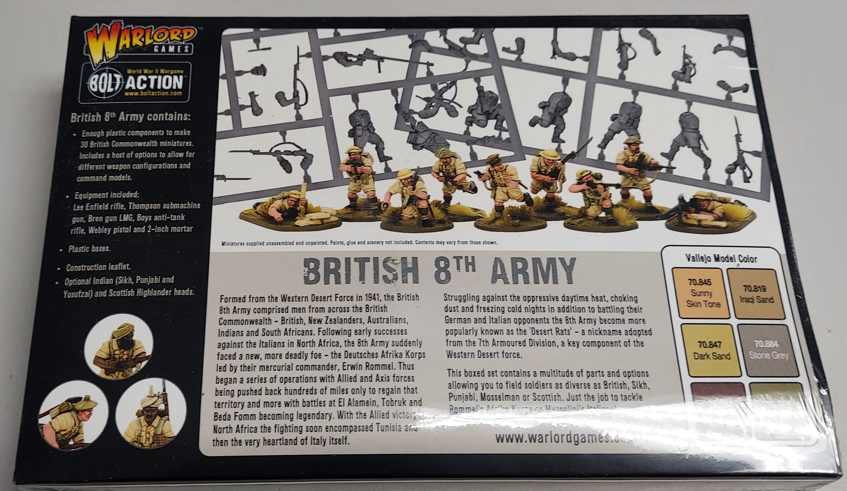 BOLT ACTION 28MM BRITISH 8TH ARMY