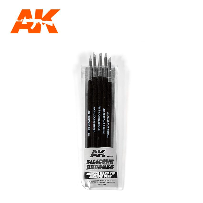 AK SILICONE BRUSHES MED