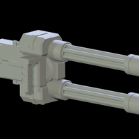 DUAL GATLING GUN DIGITAL DOWNLOAD FOR 3D PRINTING