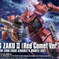 HG ORIGIN CHAR'S ZAKU II RED COMET