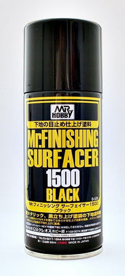 MR.FINISHING SURFACER 1500 BLACK 170ML SPRAY